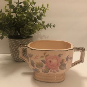 Vtg Limoges Royal Beige Ware ROSE MARIE Sugar Bowl